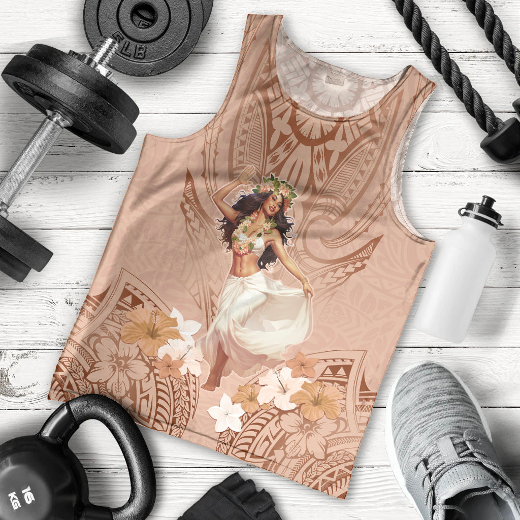Hawaii Women's Day Men Tank Top With Polynesian Pattern LT05 - Polynesian Pride