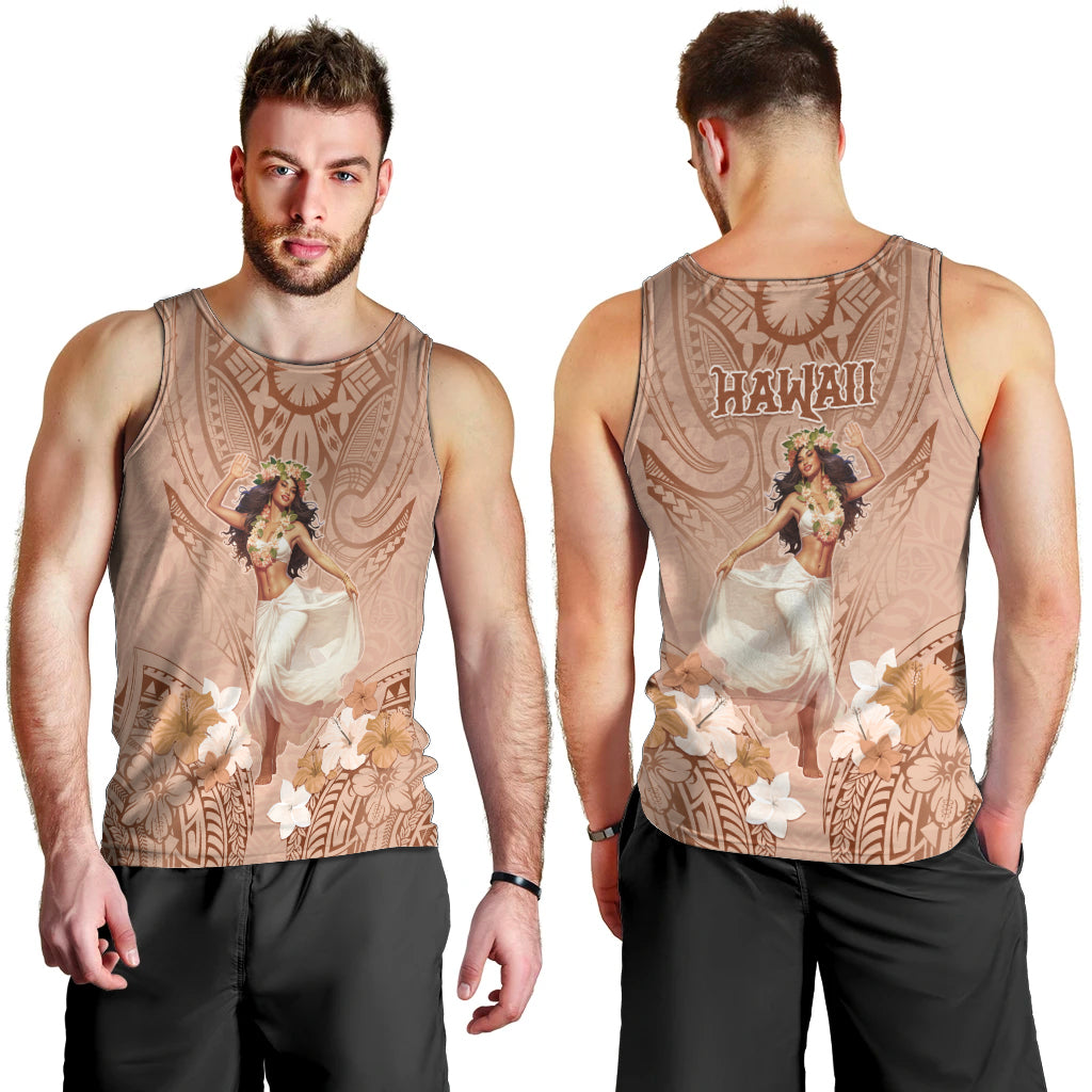 Hawaii Women's Day Men Tank Top With Polynesian Pattern LT05 - Polynesian Pride