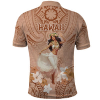 Hawaii Women's Day Polo Shirt With Polynesian Pattern LT05 - Polynesian Pride