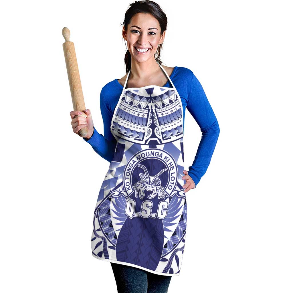 Tonga Queen Salote College Apron Centenary Navy Version