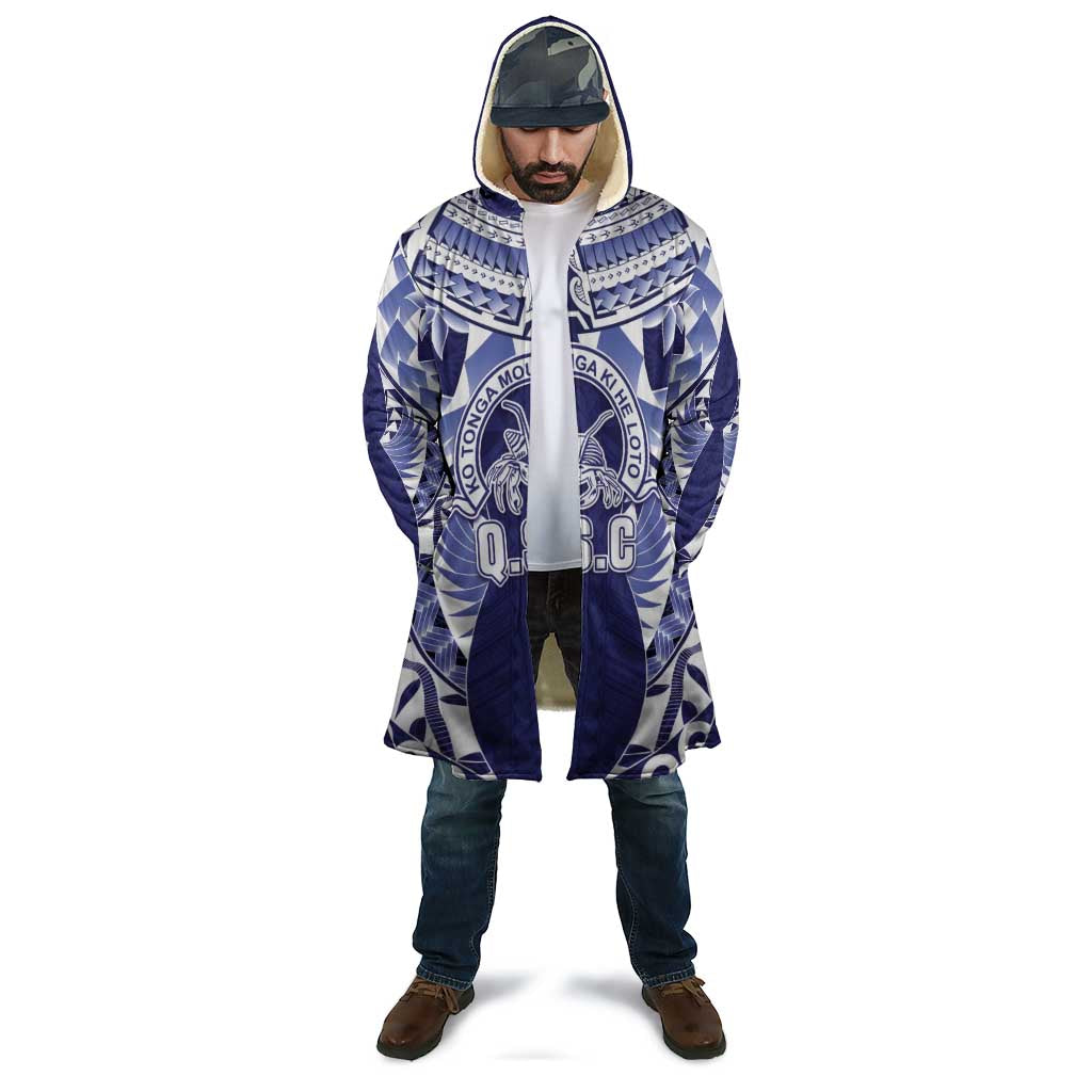 Personalised Tonga Queen Salote College Cloak Centenary Navy Version