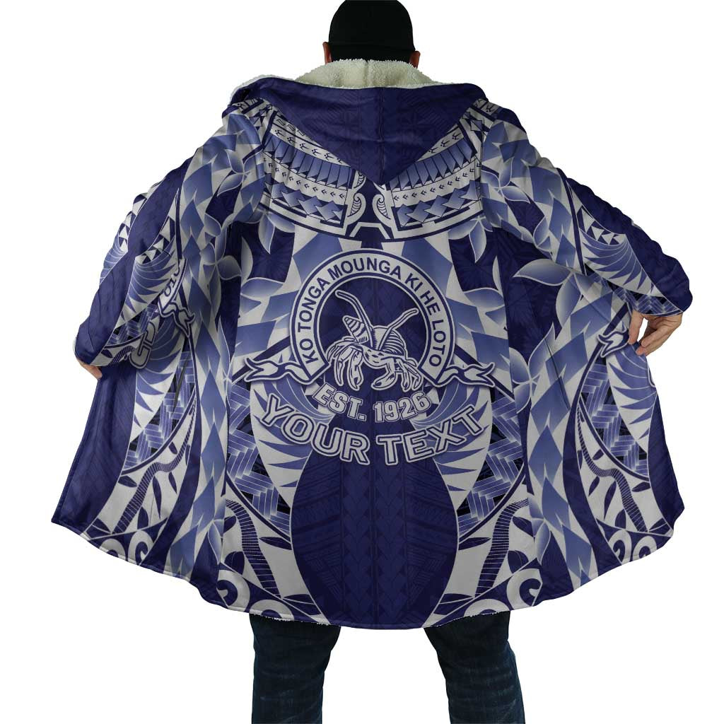 Personalised Tonga Queen Salote College Cloak Centenary Navy Version