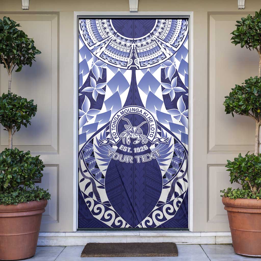 Personalised Tonga Queen Salote College Door Cover Centenary Navy Version