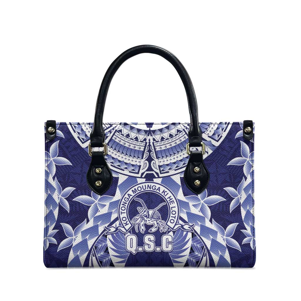 Tonga Queen Salote College Leather Bag Centenary Navy Version LT05 - Polynesian Pride