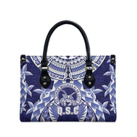 Tonga Queen Salote College Leather Bag Centenary Navy Version LT05 - Polynesian Pride