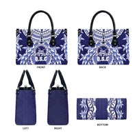Tonga Queen Salote College Leather Bag Centenary Navy Version LT05 - Polynesian Pride