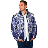 Personalised Tonga Queen Salote College Padded Jacket Centenary Navy Version