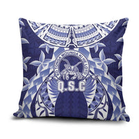 Tonga Queen Salote College Pillow Cover Centenary Navy Version LT05 Navy - Polynesian Pride