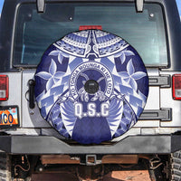 Tonga Queen Salote College Spare Tire Cover Centenary Navy Version