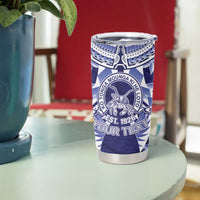 Personalised Tonga Queen Salote College Tumbler Cup Centenary Navy Version