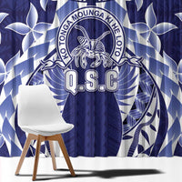 Tonga Queen Salote College Window Curtain Centenary Navy Version