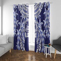 Tonga Queen Salote College Window Curtain Centenary Navy Version