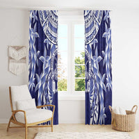 Tonga Queen Salote College Window Curtain Centenary Navy Version