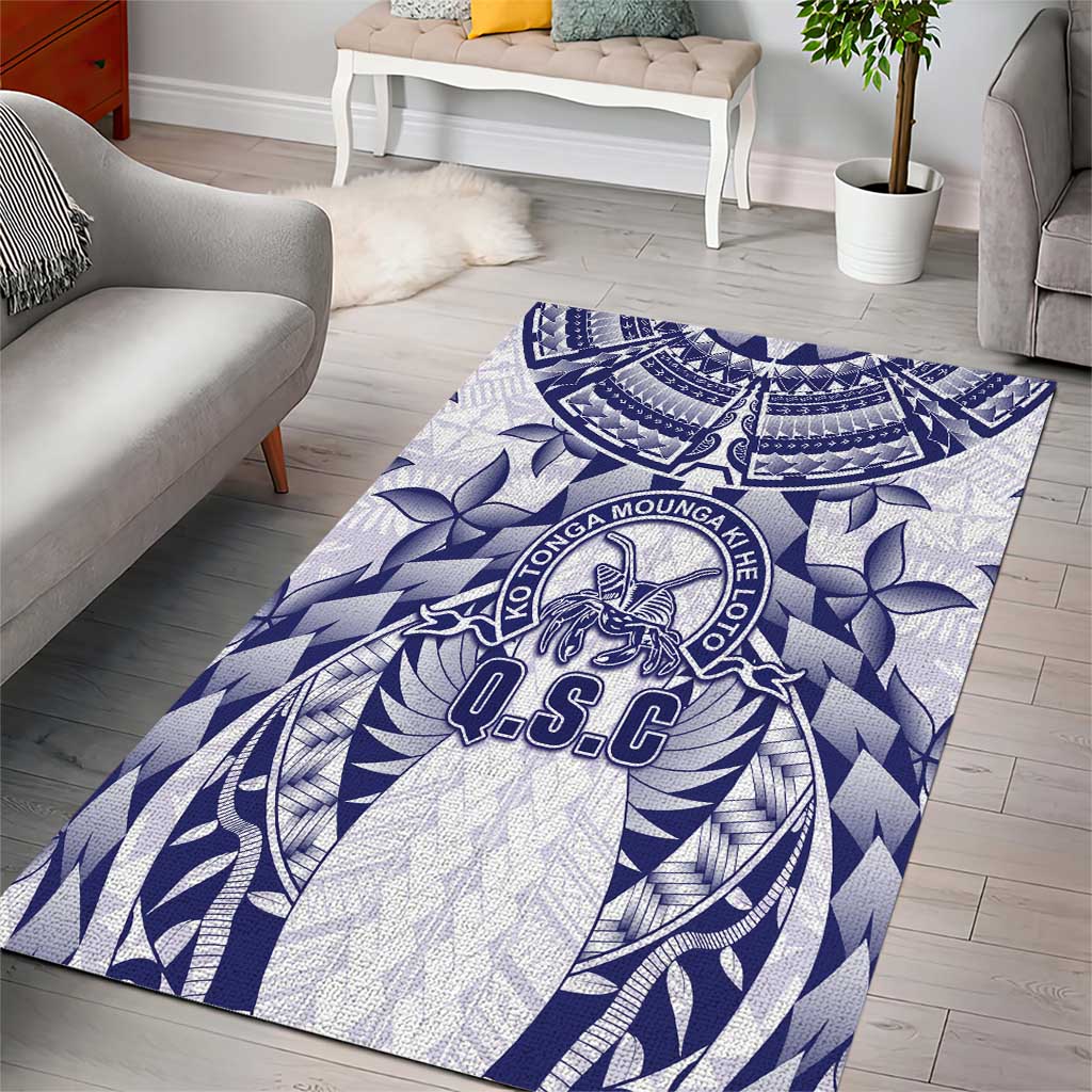 Tonga Queen Salote College Area Rug Centenary White Version LT05 - Polynesian Pride