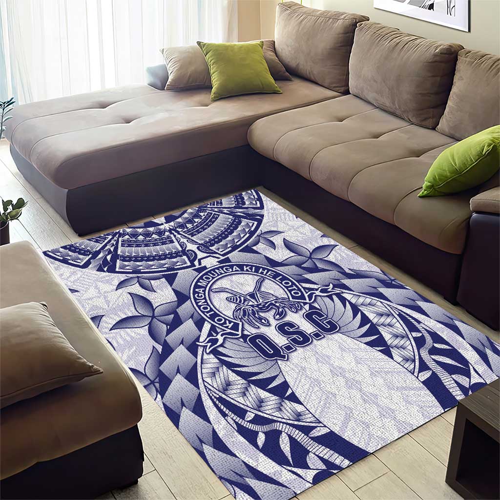 Tonga Queen Salote College Area Rug Centenary White Version LT05 - Polynesian Pride