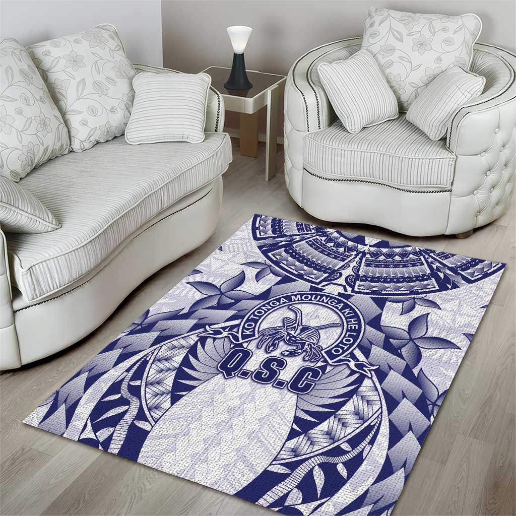 Tonga Queen Salote College Area Rug Centenary White Version LT05 - Polynesian Pride