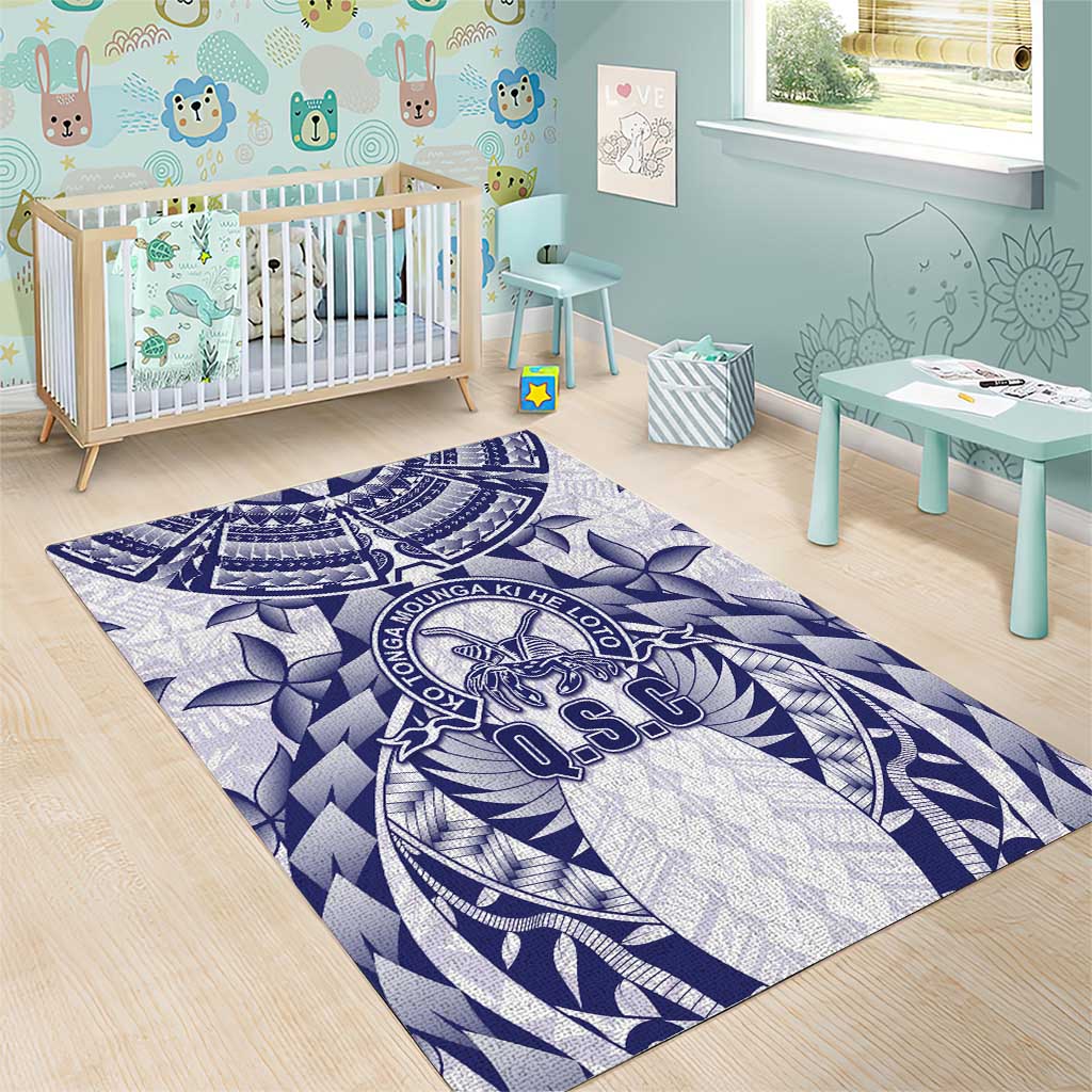 Tonga Queen Salote College Area Rug Centenary White Version LT05 - Polynesian Pride