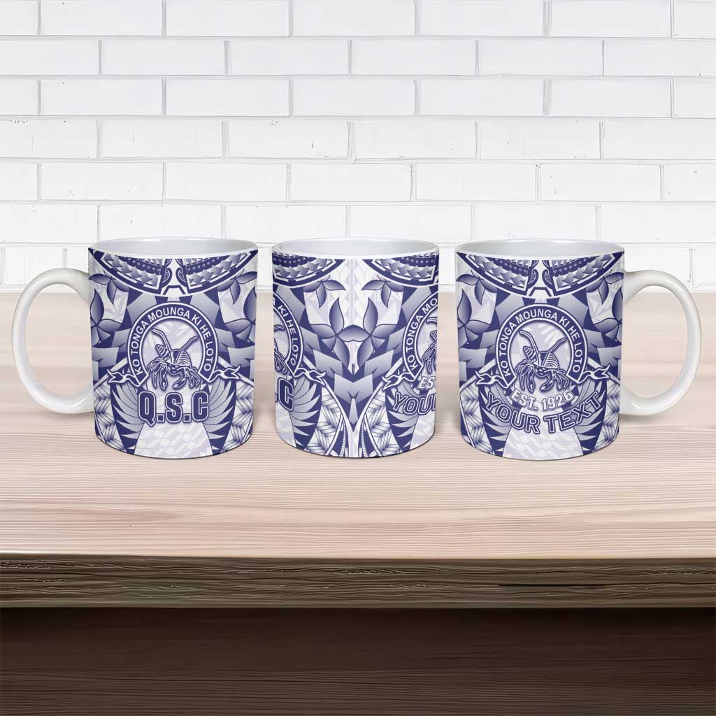 Personalised Tonga Queen Salote College Ceramic Mug Centenary White Version