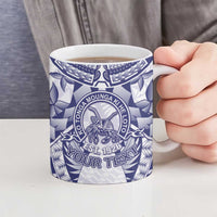 Personalised Tonga Queen Salote College Ceramic Mug Centenary White Version