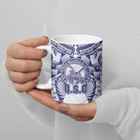 Personalised Tonga Queen Salote College Ceramic Mug Centenary White Version
