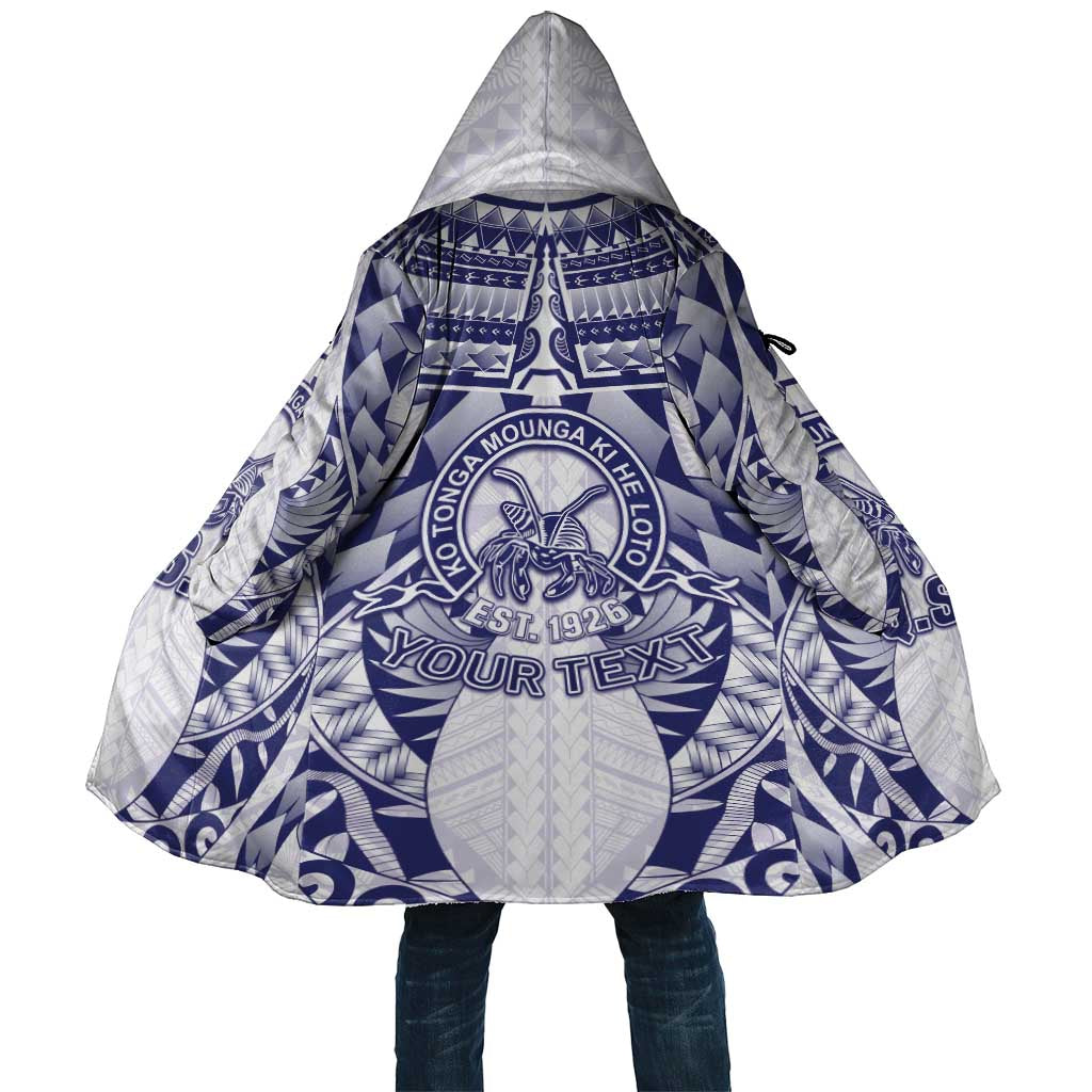 Personalised Tonga Queen Salote College Cloak Centenary White Version