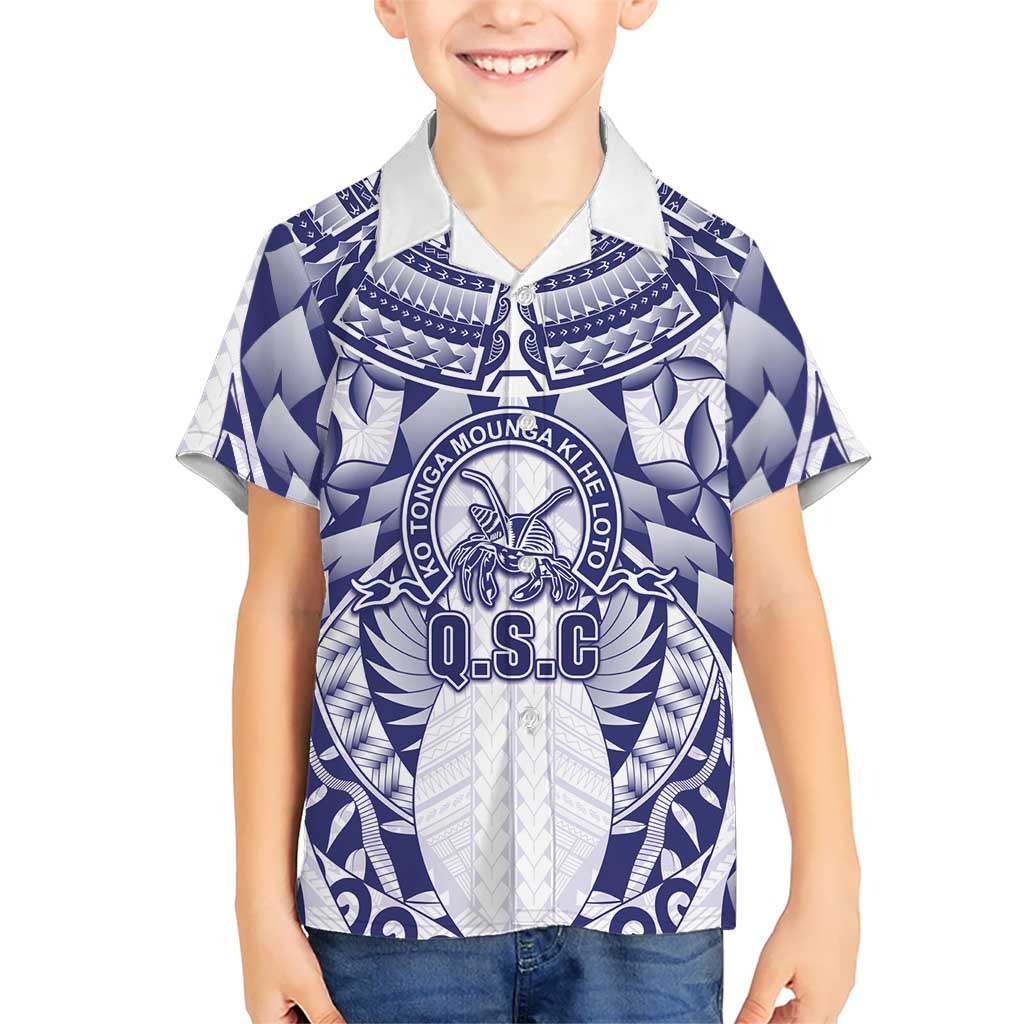 Personalised Tonga Queen Salote College Hawaiian Shirt Centenary White Version LT05 - Polynesian Pride