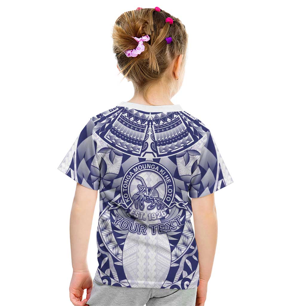Personalised Tonga Queen Salote College Kid T Shirt Centenary White Version