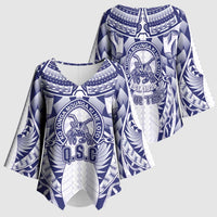 Personalised Tonga Queen Salote College Kimono Sleeve Blouse Centenary White Version