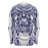 Personalised Tonga Queen Salote College Long Sleeve Shirt Centenary White Version