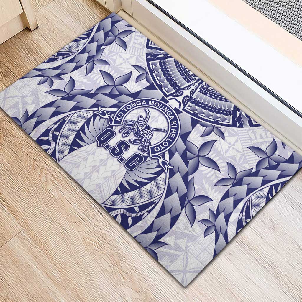 Tonga Queen Salote College Rubber Doormat Centenary White Version