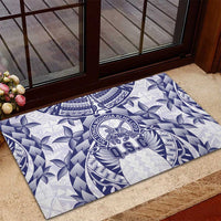 Tonga Queen Salote College Rubber Doormat Centenary White Version