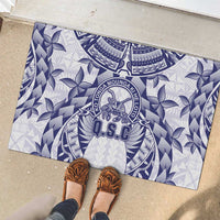 Tonga Queen Salote College Rubber Doormat Centenary White Version