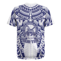 Personalised Tonga Queen Salote College Rugby Jersey Centenary White Version