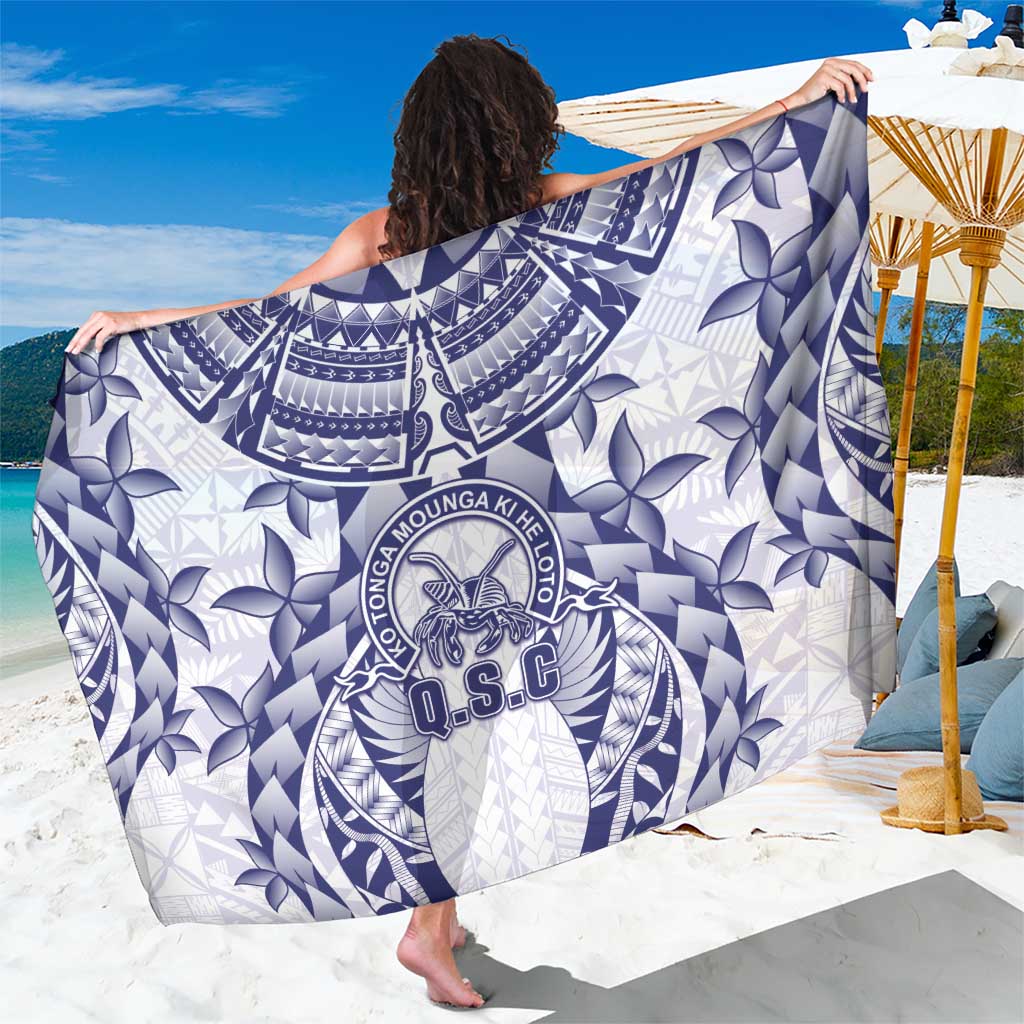 Tonga Queen Salote College Sarong Centenary White Version