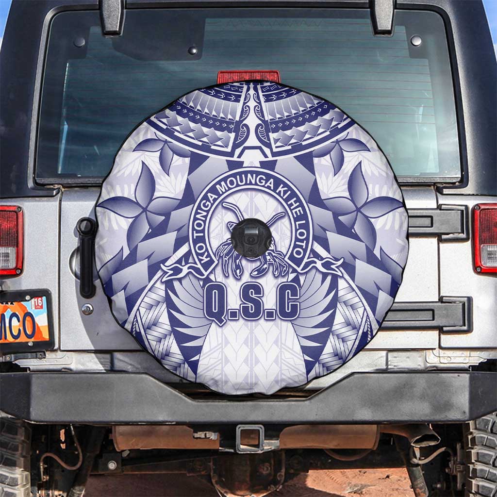 Tonga Queen Salote College Spare Tire Cover Centenary White Version LT05 White - Polynesian Pride