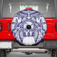 Tonga Queen Salote College Spare Tire Cover Centenary White Version LT05 - Polynesian Pride