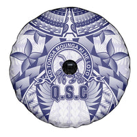 Tonga Queen Salote College Spare Tire Cover Centenary White Version LT05 - Polynesian Pride