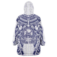 Personalised Tonga Queen Salote College Wearable Blanket Hoodie Centenary White Version