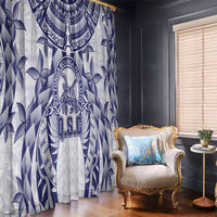 Tonga Queen Salote College Window Curtain Centenary White Version