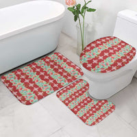 Hawaii Ohia Lehua Bathroom Set Tropical Vibes Crimson