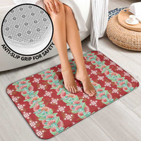 Hawaii Ohia Lehua Bathroom Set Tropical Vibes Crimson