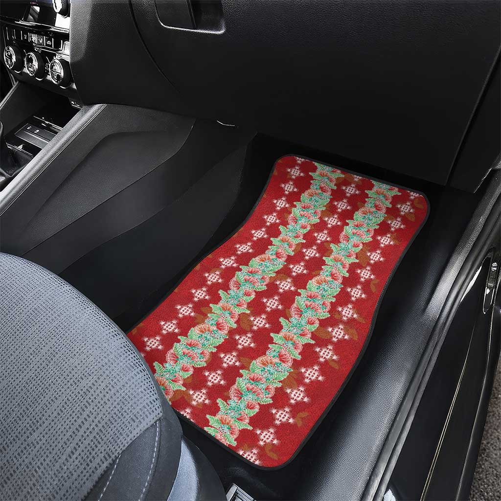 Hawaii Ohia Lehua Car Mats Tropical Vibes Crimson