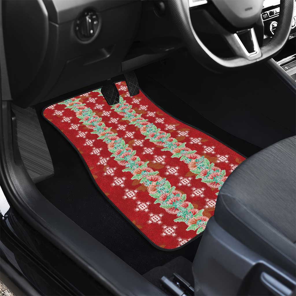 Hawaii Ohia Lehua Car Mats Tropical Vibes Crimson