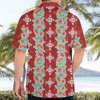 Hawaii Ohia Lehua Hawaiian Shirt Tropical Vibes Crimson