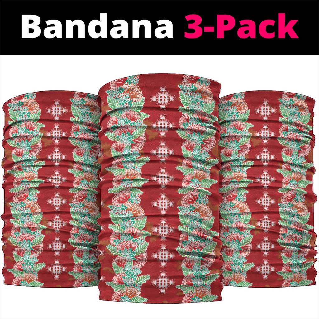 Hawaii Ohia Lehua Neck Gaiter Tropical Vibes Crimson LT05 package One Size: 25*50cm Crimson - Polynesian Pride