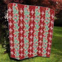 Hawaii Ohia Lehua Quilt Tropical Vibes Crimson