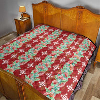 Hawaii Ohia Lehua Quilt Tropical Vibes Crimson