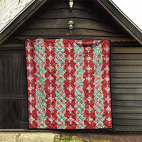 Hawaii Ohia Lehua Quilt Tropical Vibes Crimson