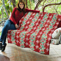 Hawaii Ohia Lehua Quilt Tropical Vibes Crimson