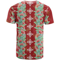 Hawaii Ohia Lehua T Shirt Tropical Vibes Crimson